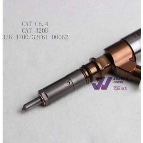 JIUWU POWER C6.4 Engine Parts Diesel Fuel Injector For E320D 3264700 326-4700