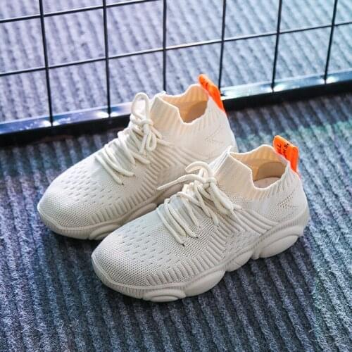 Boys Girls Sneakers autumn winter Fashion Brand Kids/teen Elastic band Slip On Casual Trainers Children School Shoes