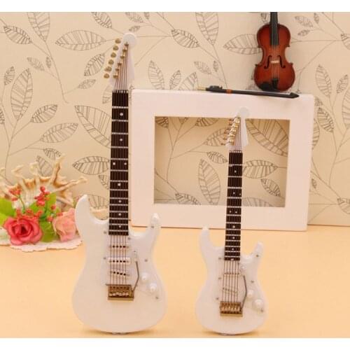 14cm Mini Electric Guitar Model Miniature Guitarra Replica Gift with Case Stand