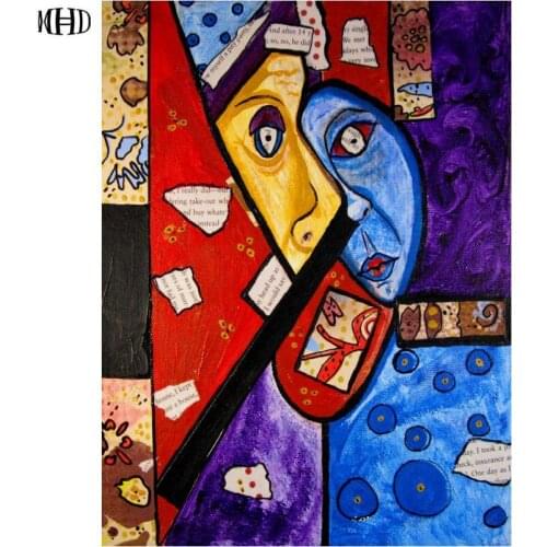 Diy 5d diamond painting mosaic couple pattern 3d diamond embroidery resin digital diamond painting rhinestones home decor paint