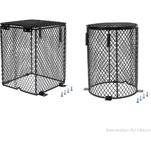 Reptile Heater Guard Heating Bulb Lamp Enclosure Cage Protector Metal Mesh Lamp Cover D30 20 Dropshipping