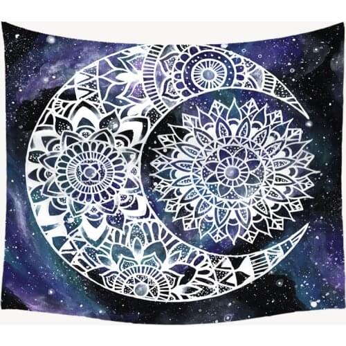 Mandala Wall Hanging Tapestries Indian Mandala Tapestry Retro Boho Wall Tapestry Beach Mat Travel Towel Blanket Home Carpet