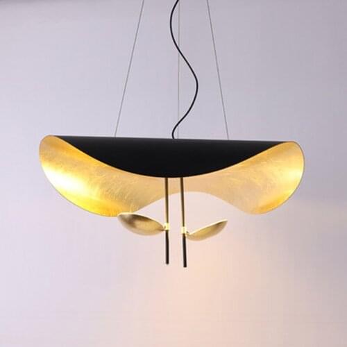 Postmodern Minimalism Led Pendant Lights Flying Saucer Hat Art Home Decor Hanglamp Living Room Restaurant Kitchen Lights Hanging