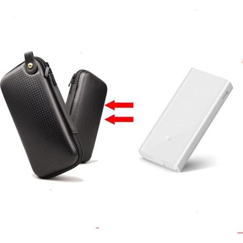 New Hard EVA Travel Box Portable Case for Xiaomi Mi Power Bank 20000 20000mAh 2C Cover Portable Battery PowerBank Phone Bag