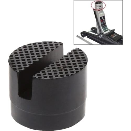 Floor Slotted Car Rubber Jack Pad Frame Protector Adapter Jacking Disk Pad Tool for Pinch Weld Side Lifting Disk Apr10 Drop Ship