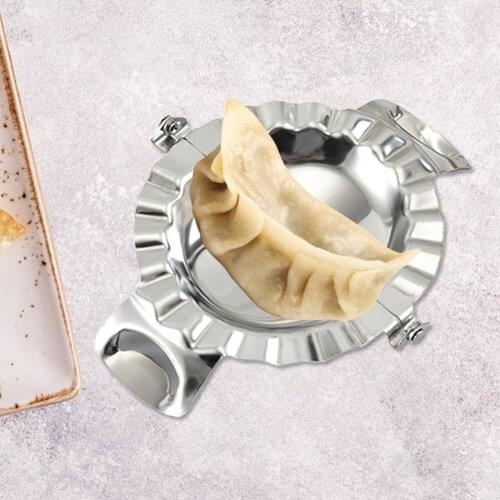 Manual Dumpling Maker Artifact Stainless Steel Dumpling Ravioli Wrapper Making Mold Kitchen DIY Cooking Pastry Jiaozi Gadget