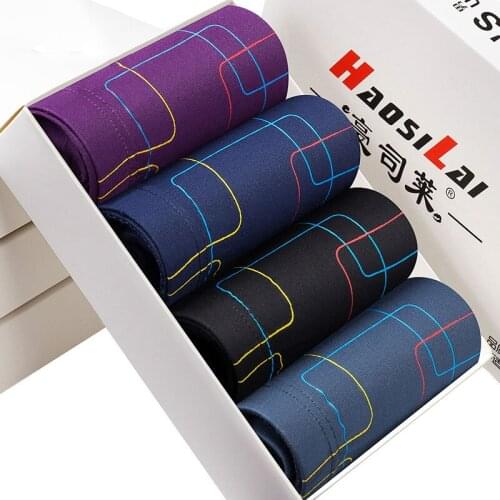 Fat Man Modal Mens Underwear Mens Boxers Large Size Loose Cotton Mens Shorts Comfortable Breathable Underwear