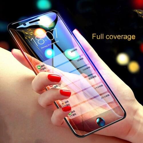 Full Cover Protective Glass for iPhone 7 8 Plus 6 6S SE 2020 Screen Protector for iPhone 11 Pro 12 Pro Max Mini X XS XR Glass