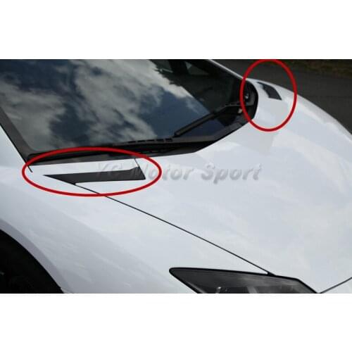 Car Accessories Dry Carbon Fiber OEM Style Hood Vents 2pcs Fit For 2011-2014 Aventador LP700 Front Hood Vents