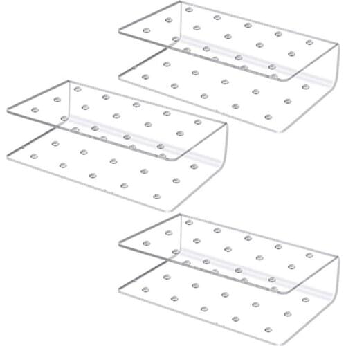 3 Pcs Lolli Holder 15 Hole Clear Acrylic Cake Stand Display Lolli Stand Holder Display for Weddings Party