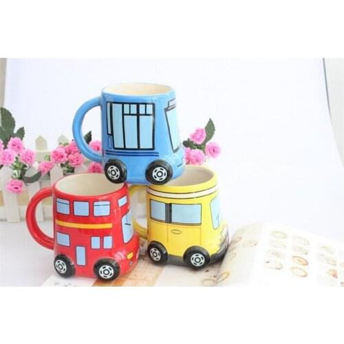 300ml Ceramic Coffee Cup 1 PC Cartoon Milk Tea Cup Gift Drink