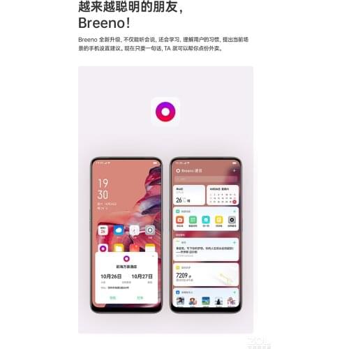 6.5 " New Original Oppo Reno 2 Z Smartphone Android 9.0 Helio P90 8G /128G 48.0MP 5 Cameras 4000mAh VOOC 3.0 Figerprint