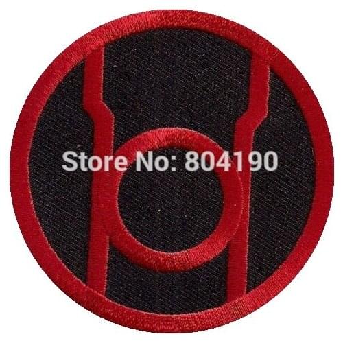3" Red Lantern Movie TV Baseball Cap Iron On Patch Comstume sewing accessories for clothes Dropship