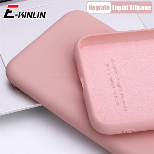 Liquid Silicone Phone Case For iPhone SE 2020 12 mini 11 Pro XS Max XR X 8 7 6S 6 Plus Slim Soft TPU Full Protection Cover