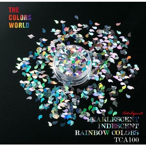 Holographic Color Waterdrops Shape 001 for Nail Glitter nail art decorations makeup facepainting nail polish nail gel DIY