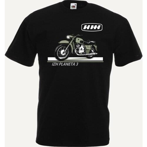 Motorcycle Motorbike Izh Planeta Classic Ussr Retro Cccp Mens Tshirt 2019 Fashion Unisex Tee