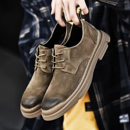 Large size 45 New Mens Quality Casual Leather Shoes Autumn Sneakers Mens Korean Sports Shoes Zapatillas Hombre