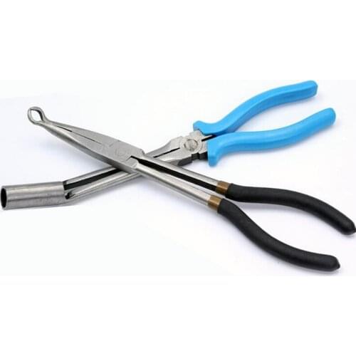 MACTANT Mainpoint Car Spark Plug Wire Removal Pliers Bend Head Seal Ring Pulling Cylinder Cable Insulated Handles Clamp Tool CN