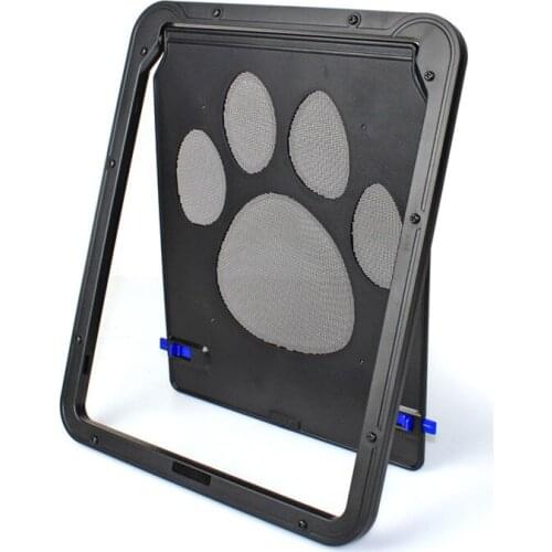 Cat Screen Door Lockable Magnetic New Safe Screen Outdoor Dog Cat Window Gate House Enter Exterior Doors Lockable Pet Door