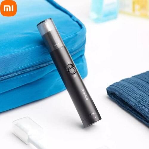 Xiaomi Mini Waterproof Electric Nose Hair Trimmer Portable Hair Shaver Removable Washable Rotating Cutter Head Smart Control