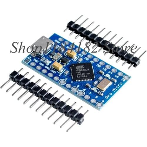 Micro ATmega32U4 5V 16MHz Replace ATmega328 ForPro Mini With 2 Row Pin Header For Leonardo Mini Usb Interface Connector