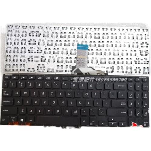 New US Keyboard for Asus Vivobook X512 X512F X512D X512DA X512FA X512U X512UA X512UB Laptop Black Keyboard
