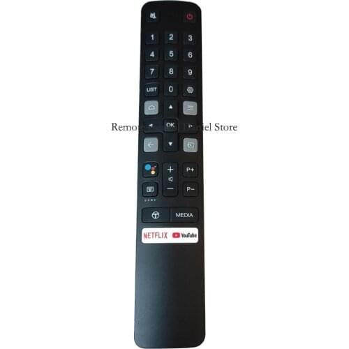 New Original RC901V FMR1 For TCL Voice LCD LED TV Remote Control Netflix Youtube Fernbedienung