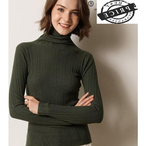 Autumn Winter Fashion Womens Sweater New 2021 Womens Turtleneck Warm Sweaters for Women Knitted Sweater Truien Dames 06
