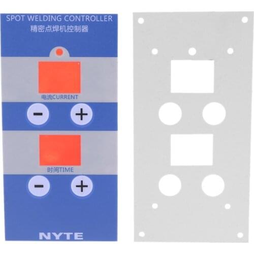 Panel film FOR digital display Spot welding time and current controller panel timing Ammeter Spot Welders NY-D04 D05