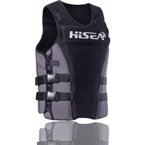 Hisea High Quality Profession Men Women Neoprene Buoyancy Fishing Surfing Drifting Learners Required Life Vest