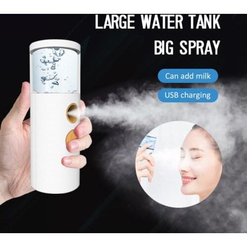 2021 Profession Facial Sprayer Summer Cool Moisturizing Hydration Humidifier Nebulizer Nano Mist Face Steamer Skin Care Tools