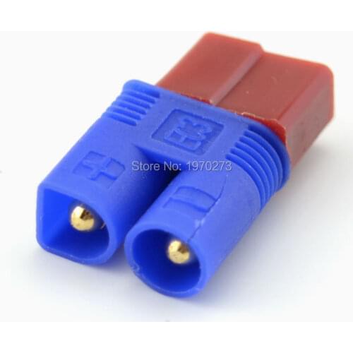 RC Model No Wires Connecting EC3 Male to T Plug Female Adapter Converter