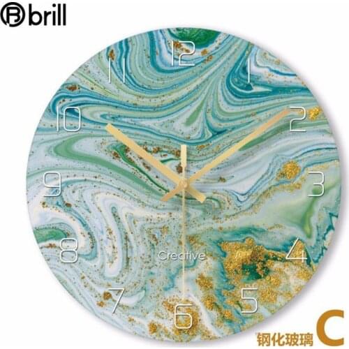 Nordic Luxury Silent Wall Clocks Fashion Simple Wall Clocks Quiet Quartze Fashion Art Wall Clocks Living Room Dining Room Decor