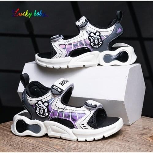 2021 Boys Sandals For Children shoes Casual Soft Bottom Breathable Footwear Light Sole Shoes Boys Kids Sandals Girls 2021