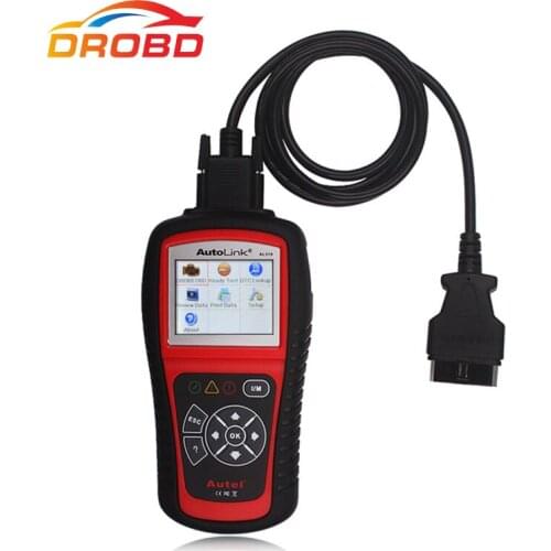 Original Autel Autolink AL519 AL 519 OBD2 Scanner Code Reader Car Diagnostic Automotive Tool Multi-languages