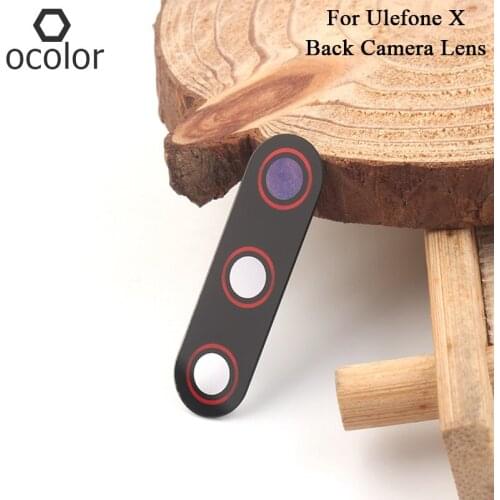 Ocolor For Ulefone X Back Camera Lens Assembly Repair Parts For Ulefone X Back Camera Lens Phone Accessories In Stock