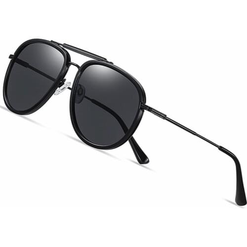 Men HD Polarized Sunglasses Classic Rays Aviation Brand Designer 2021 New Fashion Sun Glasses for Men Women Goggle UV400