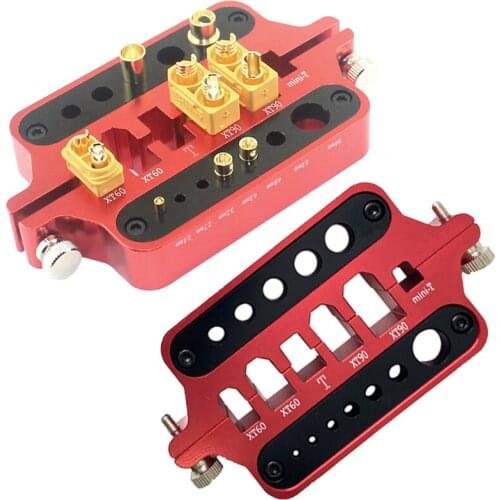 Alloy Universal Soldering Station for XT60 XT90 Mini T Deans Banana Connectors Plugs RC Hobby Tool for Battery ESC BEC