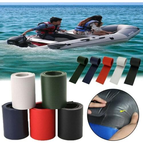 1 Roll 50*1000mm Inflatable Boats Kayak Special Damaged Leaking Hole Pvc Repair Patch Kit Glued Waterproof Patch Tool Boat
