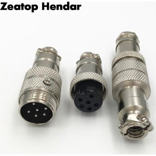 100 Set GX16 Butt Joint Aviation 2 3 4 5 6 7 8 9 P Pin Connector kit 16mm Female Interface Plug and Male Socket