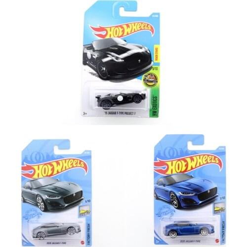 2021-25 Original Hot Wheels Mini Alloy Coupe 2020 JAGUAR F-TYPE 1/64 Metal Diecast Model Car Kids Toys Gift