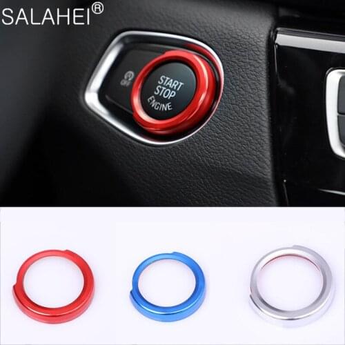 Car Start Stop Engine Push Switch Buttons Trim For BMW F30 F10 F34 F15 F25 F48 X1 X3 X4 X5 Keyless Start Button Cover Case Shell