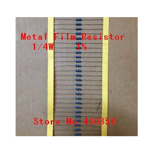 Free Shipping 100pcs/lot 0.25W Metal Film Resistor +-1% 240K ohm 1/4W