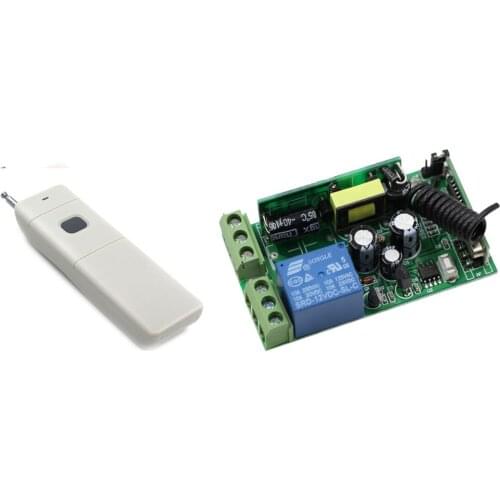 AC 85-250V Wireless Remote Control Switch Radio Light Switch Remote LED Bulbs Power Switch RF 1CH Relay Receiver Transmitter