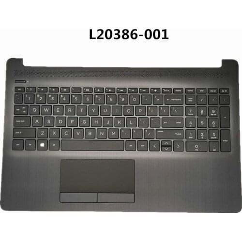 Laptop/Notebook US Keyboard Case/Cover/Shell for HP Pavilion 15-DA-DB 250 255 G7 TPN-C135 C136 L20386-001