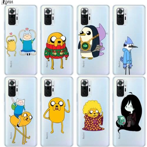 Adventure Time Beemo Jake Silicone Cover For Xiaomi Redmi Note 10 10S 9 9S Pro Max 9T 8T 8 7 6 5 Pro 5A 4X 4 Phone Case
