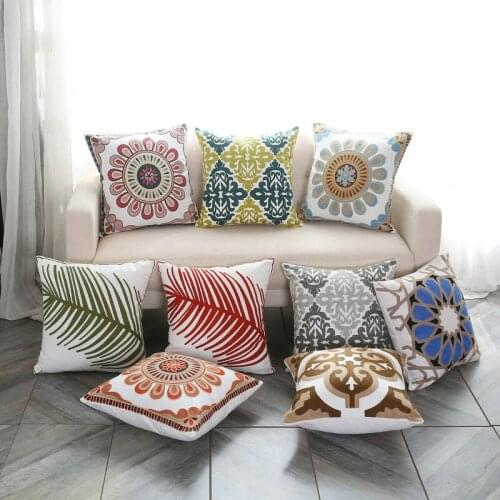 Bohemian style Embroidery Pillow case Ethnic National Handmade pillowcase for Home/Hotel frida 45*45cm