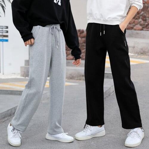 2021 Kids Cotton Pants Kids Clothing Sweatpants Casual Pants Girls Long Trousers Children Girls Clothing Sport Pants Summer