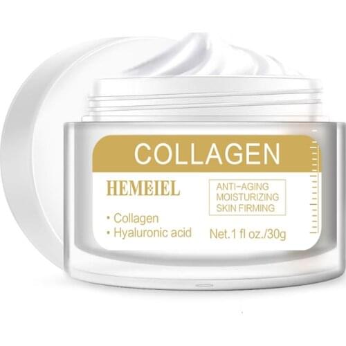 Collagen Face Cream Anti-aging Firming Skin Repair Pores Vitamin C Cream Whitening Freckle Hyaluronic Acid Moisturizing Skin
