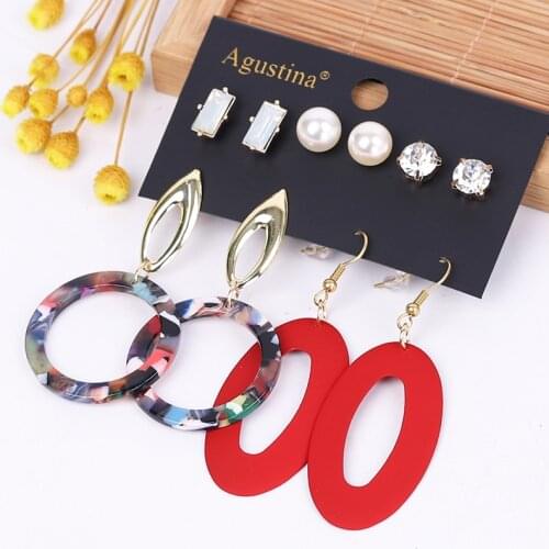 BOSI Women set earrings set fashion jewelry drop earrings bohemian stud long earrings simple earring boho accesorios wholesale